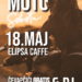 Plakat za motoristični dogodek Moto sobota v Elipsa Caffe, 18.5. 2024