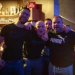 Utrinki z dogodka Karaoke Night v Elipsa Caffe v Radizelu | Fantje pozirajo.